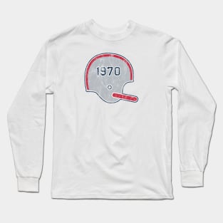 New England Patriots Year Founded Vintage Helmet Long Sleeve T-Shirt